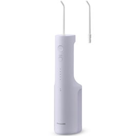 Panasonic Irrigador Bucal Serie 300 Modelo EW-DJ26-V303, 5 Niveles de Presión, Elimina Placa, Incluye 3 Boquillas, Ideal para Ortodoncia y Limpieza Interdental, Carga Inalámbrica